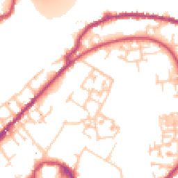 Daytime road noise heatmap for SE16 6BU