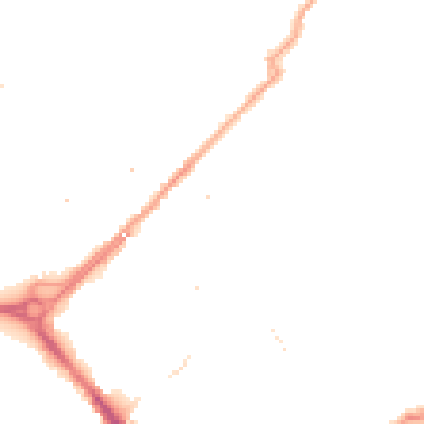 Night-time road noise heatmap for SE16 6DR