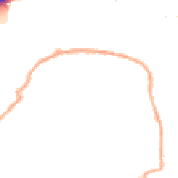 Night-time road noise heatmap for SE16 6NQ