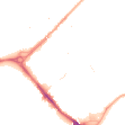 Night-time road noise heatmap for SE16 7EA