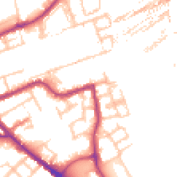 Daytime road noise heatmap for SE16 7FQ