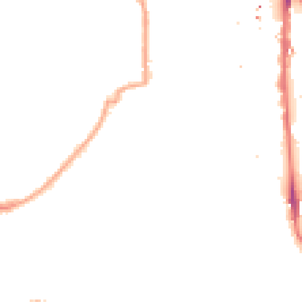 Night-time road noise heatmap for SE16 7LX