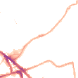 Night-time road noise heatmap for SE16 7PN