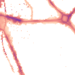 Night-time road noise heatmap for SE17 1AT