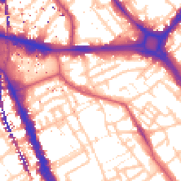 Daytime road noise heatmap for SE17 1BA