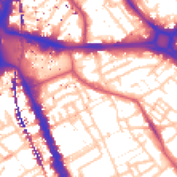 Daytime road noise heatmap for SE17 1BT
