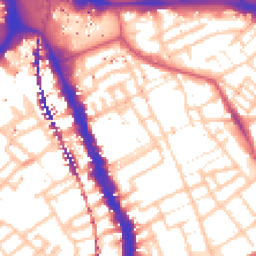 Daytime road noise heatmap for SE17 1DF