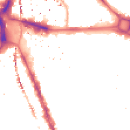 Night-time road noise heatmap for SE17 1NE