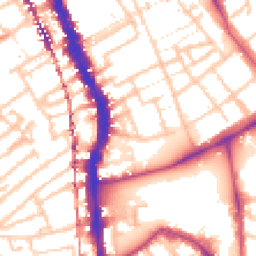 Daytime road noise heatmap for SE17 2AT