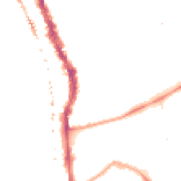Night-time road noise heatmap for SE17 2AT
