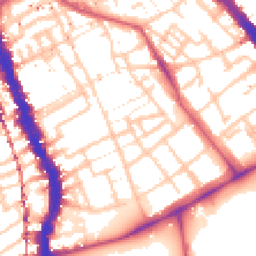 Daytime road noise heatmap for SE17 2EJ
