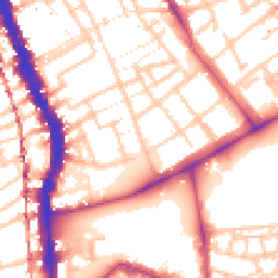 Daytime road noise heatmap for SE17 2PF