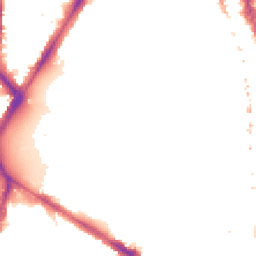 Night-time road noise heatmap for SE17 3NG