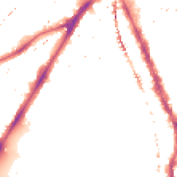 Night-time road noise heatmap for SE17 3QG