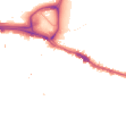 Night-time road noise heatmap for SE18 1AF