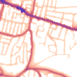 Daytime road noise heatmap for SE18 1BL