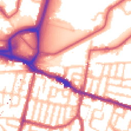 Daytime road noise heatmap for SE18 1BN