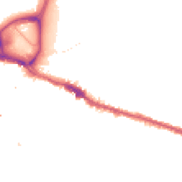 Night-time road noise heatmap for SE18 1DB
