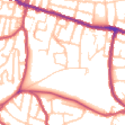 Daytime road noise heatmap for SE18 1PG