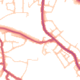 Daytime road noise heatmap for SE18 2AF