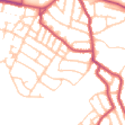 Daytime road noise heatmap for SE18 2HX