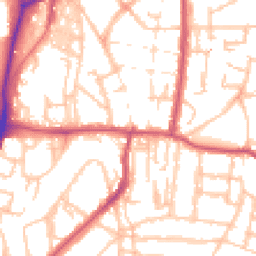 Daytime road noise heatmap for SE18 3AS