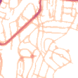 Daytime road noise heatmap for SE18 3NT
