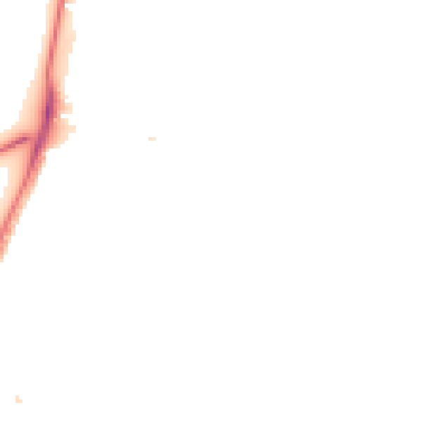 Night-time road noise heatmap for SE18 3SW