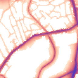 Daytime road noise heatmap for SE18 4BP
