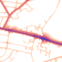 Daytime road noise heatmap for SE18 4NZ