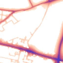 Daytime road noise heatmap for SE18 4PJ