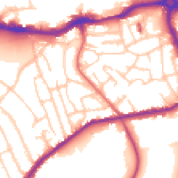 Daytime road noise heatmap for SE18 5EU
