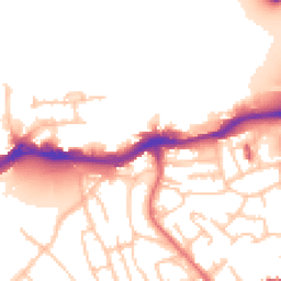 Daytime road noise heatmap for SE18 5NG
