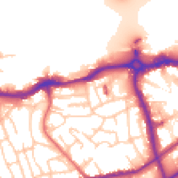 Daytime road noise heatmap for SE18 5QF