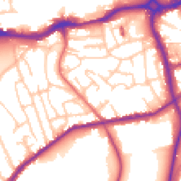 Daytime road noise heatmap for SE18 5SQ