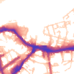 Daytime road noise heatmap for SE18 6GD