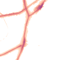 Night-time road noise heatmap for SE18 6XJ