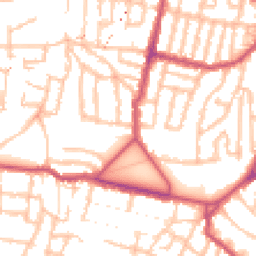 Daytime road noise heatmap for SE18 7QR