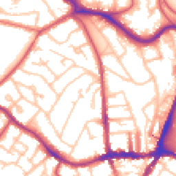 Daytime road noise heatmap for SE19 1AP