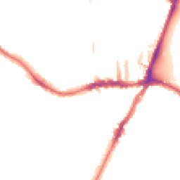 Night-time road noise heatmap for SE19 1BG