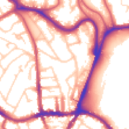 Daytime road noise heatmap for SE19 1HB