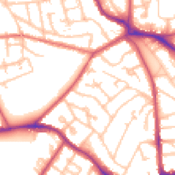 Daytime road noise heatmap for SE19 1JD