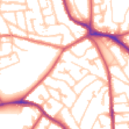 Daytime road noise heatmap for SE19 1JE