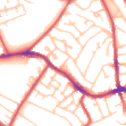Daytime road noise heatmap for SE19 1JG