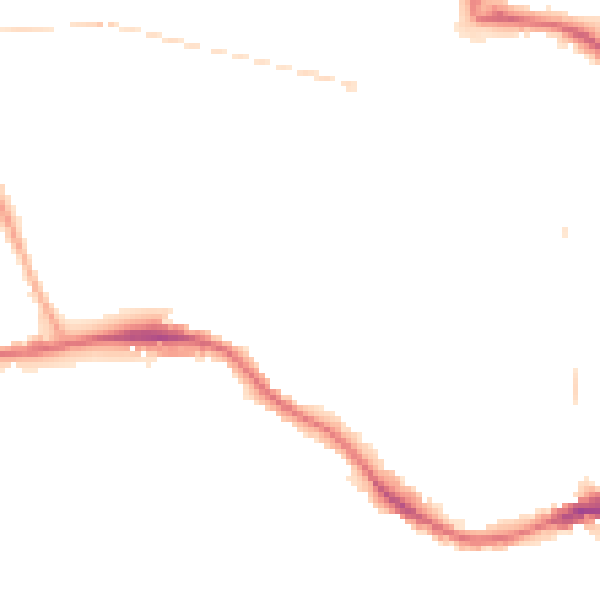 Night-time road noise heatmap for SE19 1JH