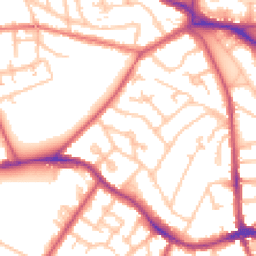Daytime road noise heatmap for SE19 1JP
