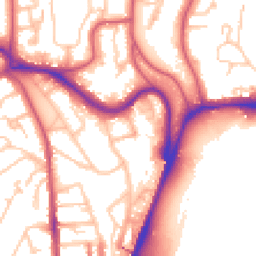 Daytime road noise heatmap for SE19 1LN