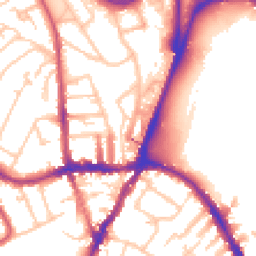 Daytime road noise heatmap for SE19 1SS