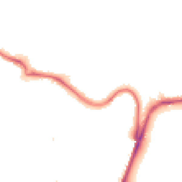 Night-time road noise heatmap for SE19 1XF