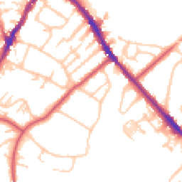 Daytime road noise heatmap for SE19 2HY